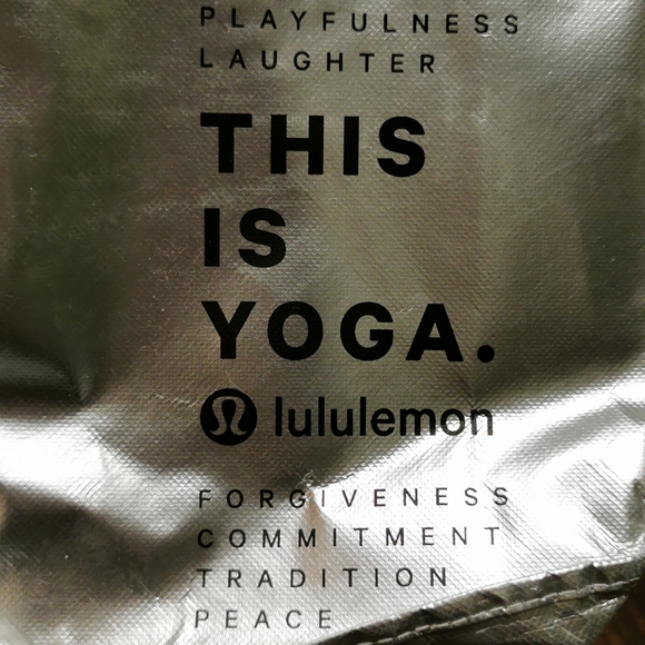 COPY - Small Silver Lululemon Reusable Bag - Picture 2 of 4